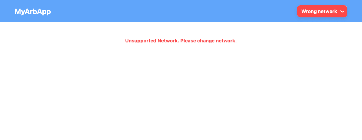 User connected to the wrong network