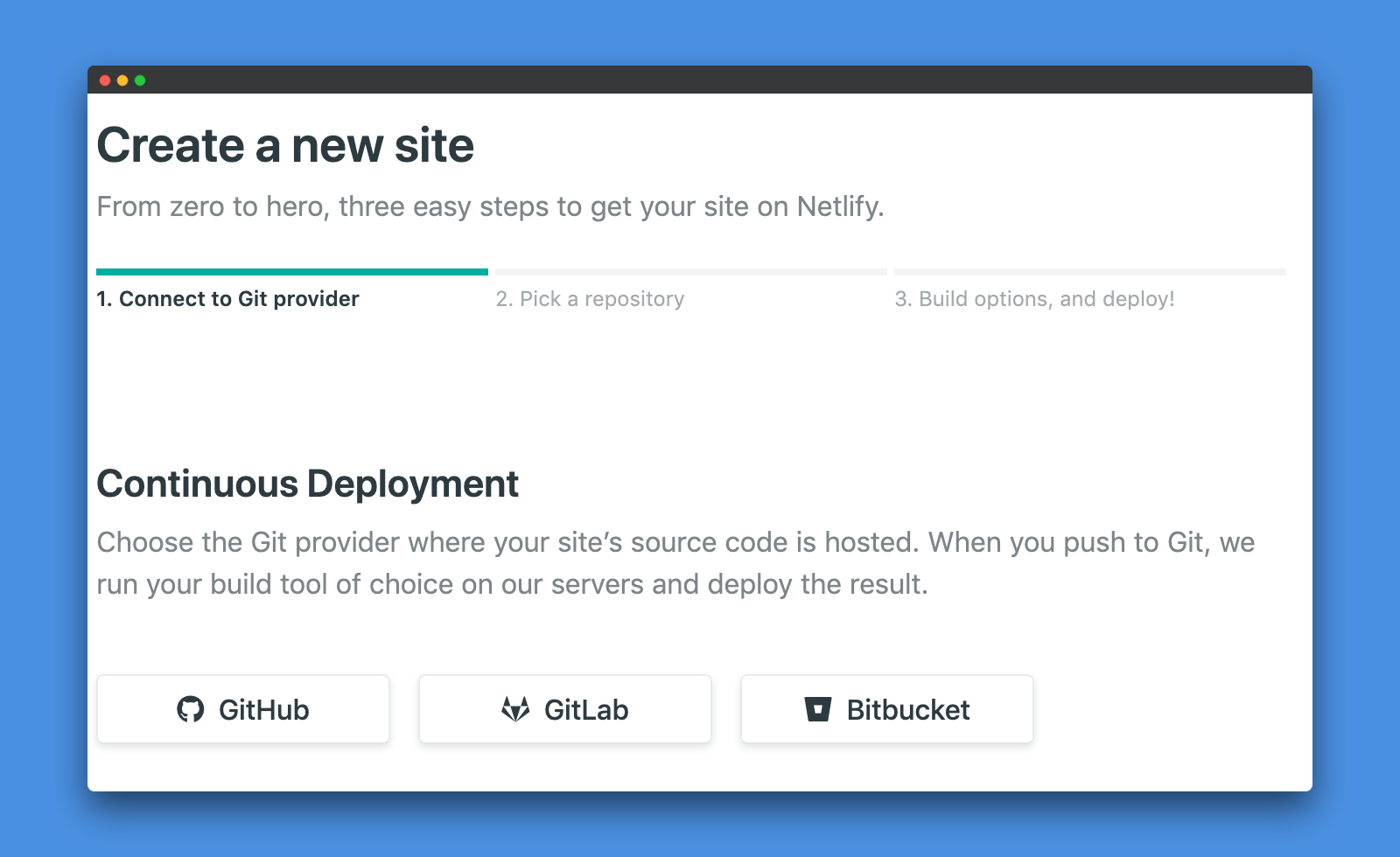 Select your platform