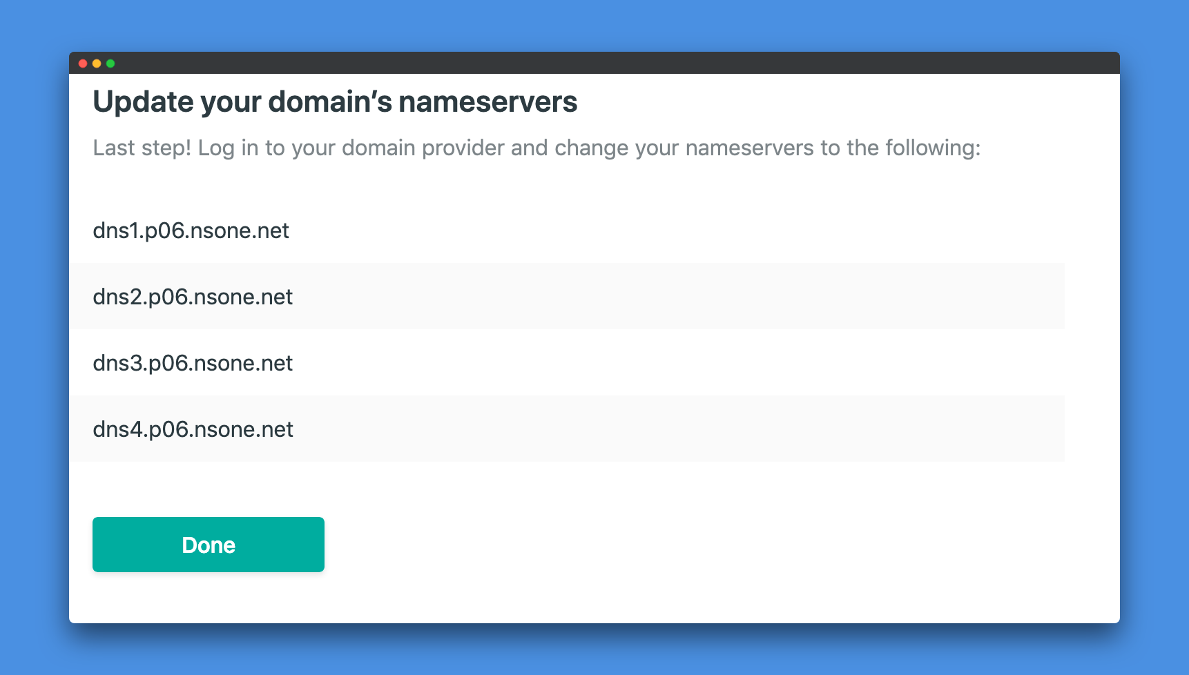 Netlify server list