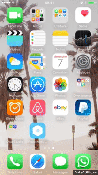 Content placeholder example React Native placeholder animation
