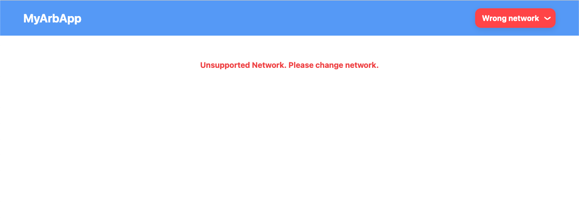 User connected to the wrong network