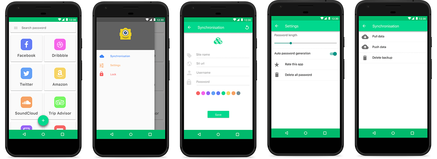 Android password manager react-native password manager