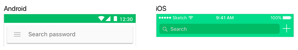 searchbar react-native